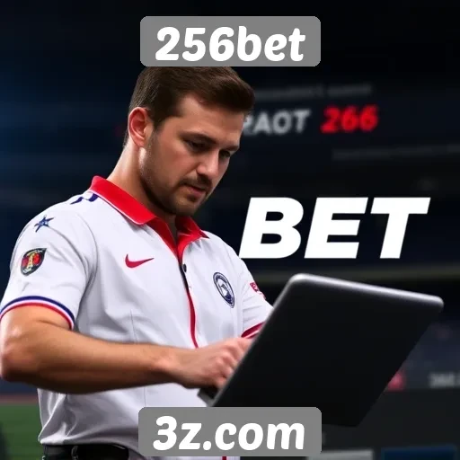 Desempenho de 256bet no mercado de apostas online