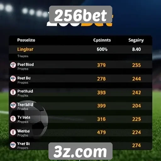 Comparativo de odds na 256bet em relação a concorrentes